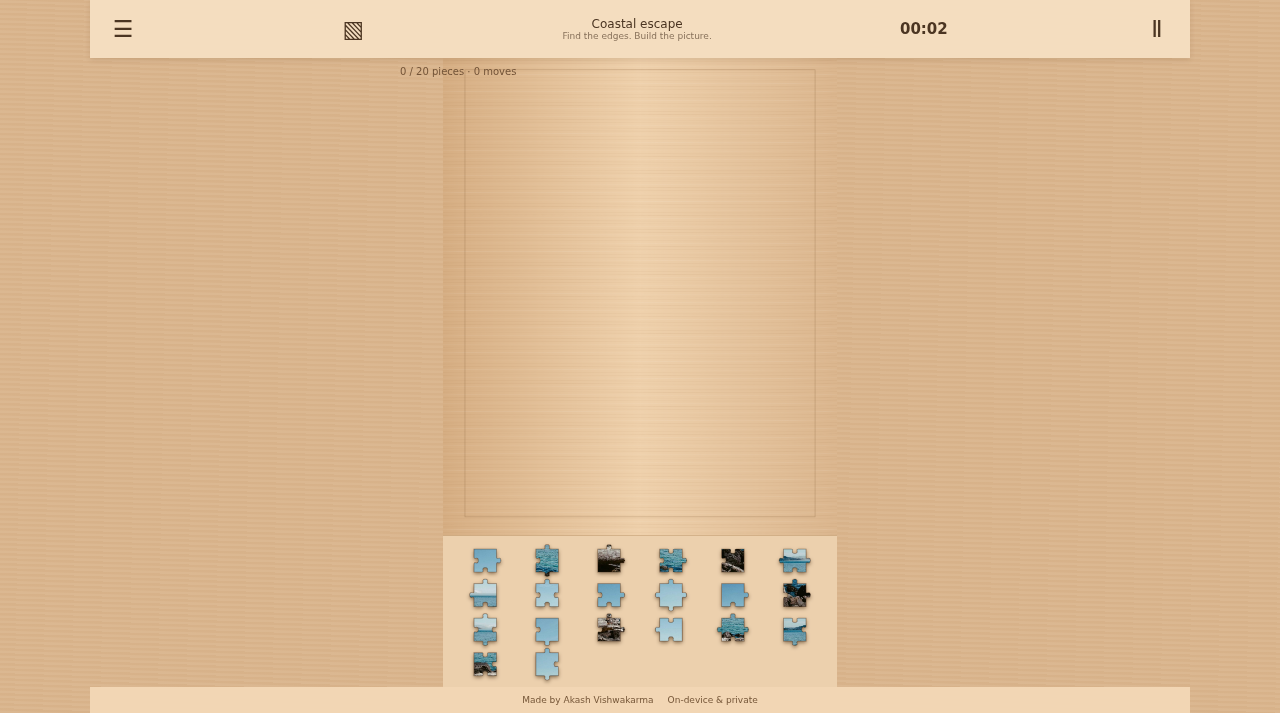Frame Jigsaw puzzle game